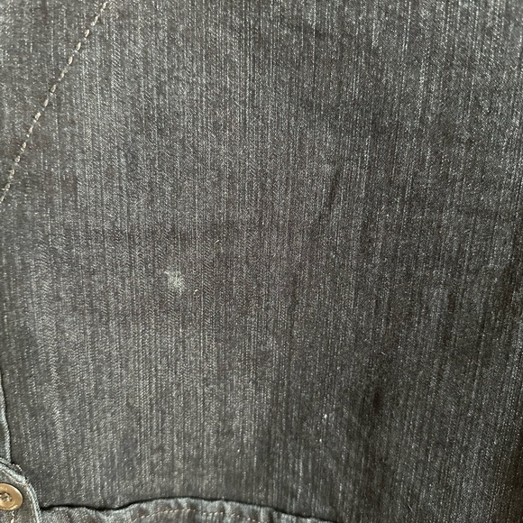 Gloria Vanderbilt Celine High Waist Navy Denim Short Size: 8 - Picture 2 of 8